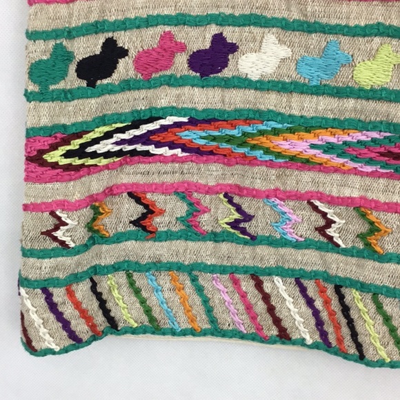 GRYPHON Mayan Multicolored Embroidered Mini Skirt - Picture 4 of 10